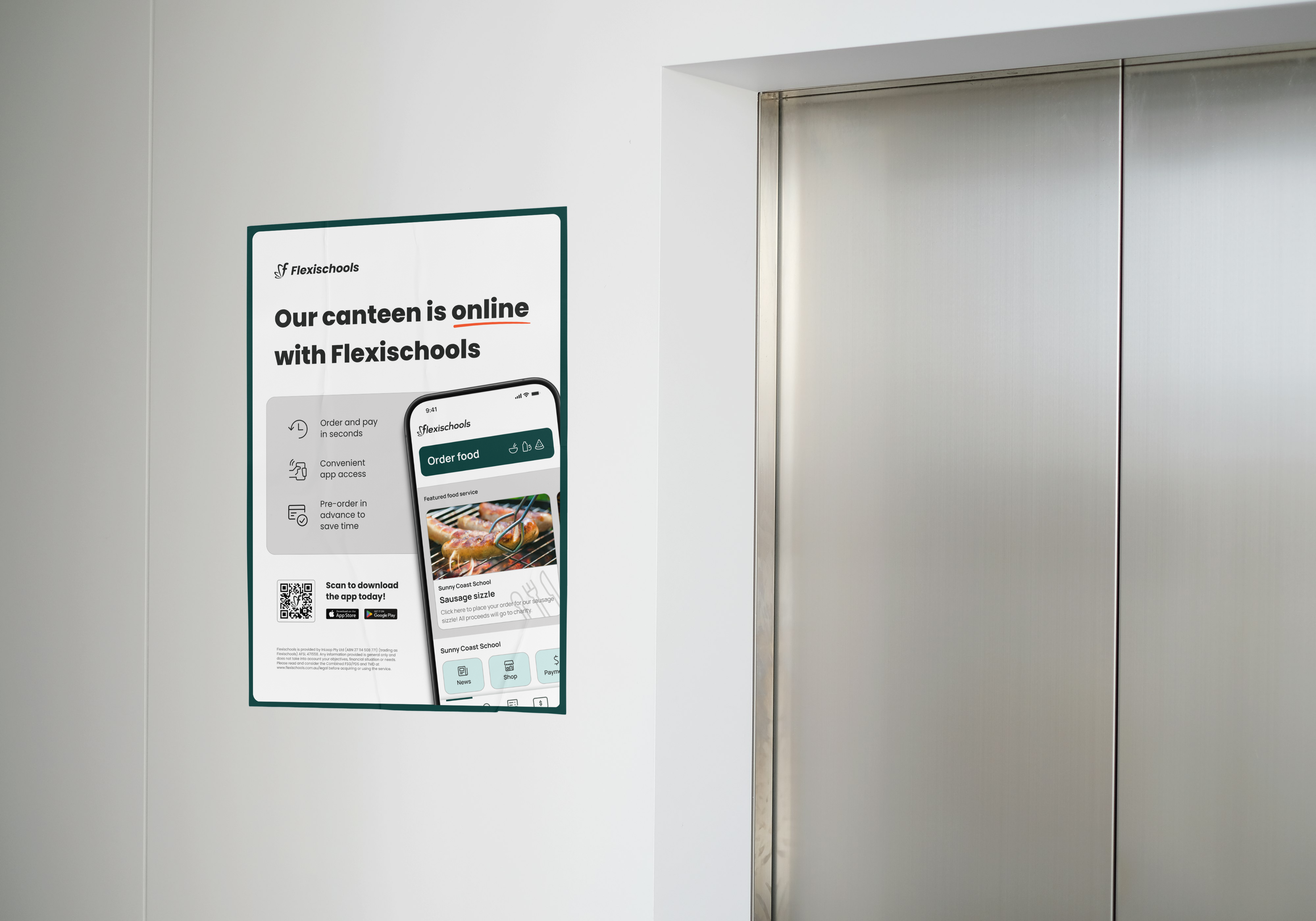 Flexischools - Canteen Poster